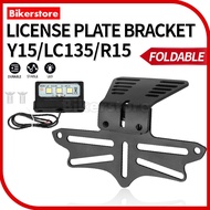 Y15 LC135 R15 License Number Plate Holder Universal Foldable Magnetic NO Plate Belakang Plate Lipat 