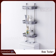 3-Tier Toilet Rack, Toilet Tissue, Soap, Multipurpose Kitchen Spice Holder