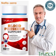 Trorexl 40 Capsules Eucommia And Natto Extract Supplement Regulate Blood Lipid Level Stabilize Blood