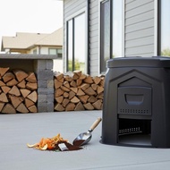 Efficient Ventilation Outdoor Compost Bin Weatherproof Garden Compost Bin Resistant for Gardeners, Y