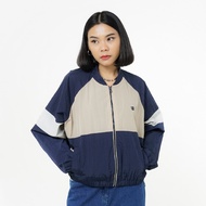 3Second Women's Bomber Jacket Oversized Fit Color Block Ronan HP-C020326 Bomber Jacket Woman