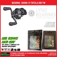 Lynx Bearing Daiwa 21 Tatula TW 300 Stainless / Hybrid & Full Ceramic Fishing Reel bc spool Bearings