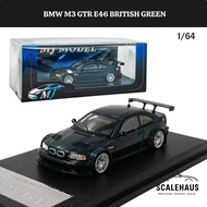 MJ Model 1/64 bmw M3 GTR E46 British Green