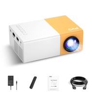 Mini Projector, PVO Portable Projector for Cartoon, Kids Gift, Outdoor Movie Projector, LED Pico Vid