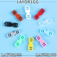 LAYOR1GG 10/20pcs Mini Buckle Plastic 4mm Side Release Handmade Backpack Button