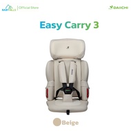 DAIICHI - Easy Carry3 Carseat (BELT/FIX) คาร์ซีทแบบพกพา สำหรับเด็ก1-7 ปี เบาะนุ่มสบาย (แถมฟรี กระเป๋