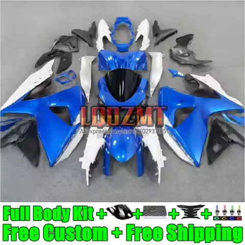 Injection Body For SUZUKI K9 GSXR 1000 CC GSXR1000 white blue 2009 2010 2011 2012 38LD.8 1000CC GSXR