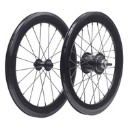 SILVEROCK Alloy Wheels 16" 1 3/8" 349 Rim Brake 6 Speed Inner 3 x 2 External SRF3 Hub for Bro mpton 3sixty Pikes Folding Bike Wheelset