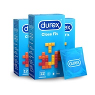 (Bundle of 3) Durex Close Fit Condoms x12