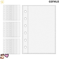 GSFMLO A7 Binder Pages, A7 6-Ring Card Protector Sleeves,  Binder Refill