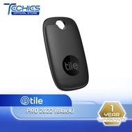 Tile PRO | 1-PACK | BLACK | Powerful Bluetooth Tracker | Up to 400 ft Range