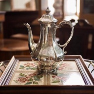 英國純銀咖啡壺