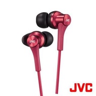 JVC HA-FX46 時尚鋁合金屬入耳式耳機（紅）
