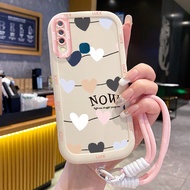 Casing hp for VIVO Y12 Y15 Y17 Y11 2019 Y12i Y3 Y3s 2020 Case Cute Cartoon Heart Pattern Silicone Ph