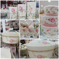 Set corelle inspired / bekas sudu / set mangkuk corelle / bekas lauk /cutlery holder / tea set / cor
