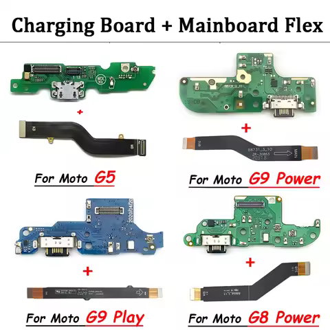 Tested For Moto G6 G7 G8 G9 Play Plus Power G41 G100 USB Power Charging Board Connector Plug Port Do