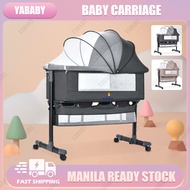 Crib For Baby Bassinet Baby Folding Baby crib Safe Cradle Crib Crib with mosquito net Baby Crib Liftable Baby Rocker Bassinet Bed Multifunctional Mobile Crib For Baby