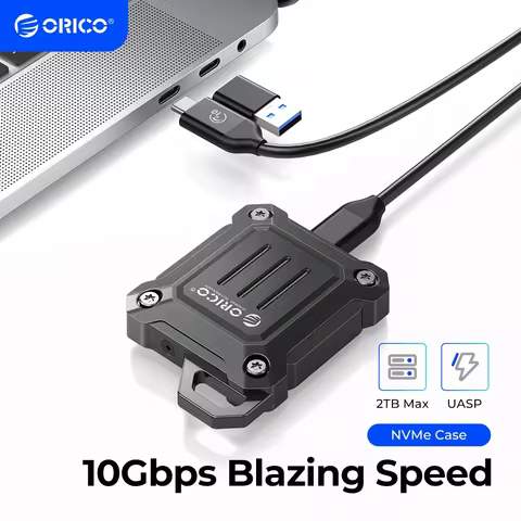 ORICO M.2 SSD 2230 NVMe 10Gbps SSD Enclosure USB 3.2 Gen 2 NVME PCI-E M-Key External SSD Drive Enclo