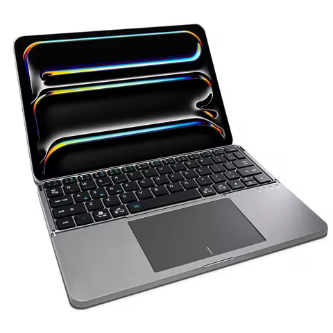 Magic Folding Bluetooth Keyboard, Touch Mouse, Wireless Keyboard Suitable for Samsung, Huawei, Apple
