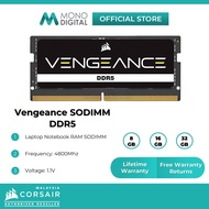 CORSAIR Vengeance SODIMM DDR5 4800Mhz Notebook Laptop SODIMM RAM (8GB/16GB/32GB)