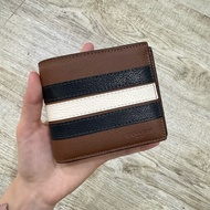 [GENUINE] Genuine Men's Folding Wallet F24649 - Men's Card Holder Wallet Combo High Quality Genuine 
