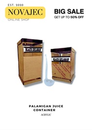 Palamigan Juice Jar Container free Sago Ladle