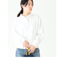 พรางหุ่น เอฟเฟกต์เสื้อโปโลแขนยาว ผู้หญิง คลาสสิกญี่ปุ่นย้อนยุค ดีไซน์ BEAMS BOY ร่วมกัน ตาข่าย เสื้อ