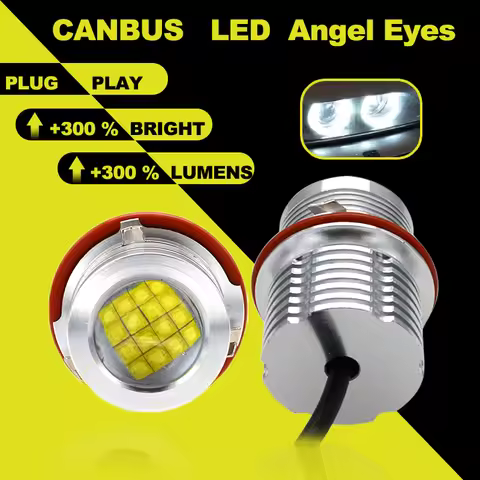 Canbus Error Free LED Angel Eyes Marker Light Bulb for BMW 5er E60 E61 Pre-LCI 520i 523i 525i 528i 5