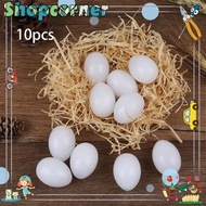 10pcs Telur Merpati Palsu /Telur Palsu Mainan Burung Merpati Telor Palsu Merpati Telor Imitasi