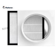 Air Filter Screen Duct HEPA Ventilation Filter for PVC PE Pipes Air System Purification Box