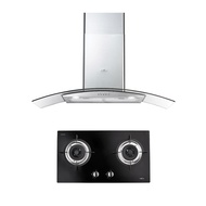 HomePro เตาฝัง+เครื่องดูดควัน V712M+KV7239X90 แบรนด์ MEX