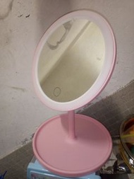DIY 充電式座檯燈鏡 rechargeable table light mirror