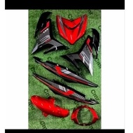 Y15 V1 V2 EXCITER RC MERAH HITAM COVER SET TAMPAL SIAP STICKEF