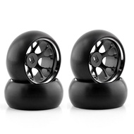 4 cái lốp Drift bánh xe vành kim loại cho WLtoys 284131 284161 284010 k989 K969 p939 284131 MINI-Q 1