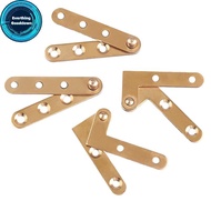 EVERTHING 1 Pair Copper Hinges With Up And Down Hinges Furniture Hinge Tone Rotary Hidden Hardware F
