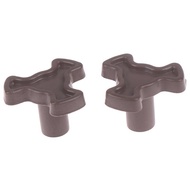 AN.MART 2Pcs 17mm Microwave Oven Turntable Roller Guide Support Coupler Tray Shaft MY
