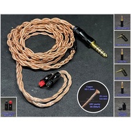 OFC copper headphone wire 1.2mm CNY 4 - Connector ATH IM01, IM02, IM03, IM04, IM50, IM70
