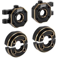 INJORA Brass Steering Knuckles with Counterweight Kit for 1/18 RC Crawler TRX4M Upgrade Parts