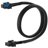 Braided PCIe 8 Pin to 6+ 2 Pin GPU Cable- for   A750GL A850GL Compatible, 60cm Length