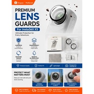 Insta360 X5,X4 Premium Lens Guard | PLASTIC Camera Lens Protector | Scratch Resistant