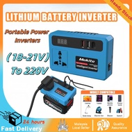 Car Power Inverter DC 18-21V To AC 220V Inverter Electric Tool Battery Inverter Inverter for Makita 