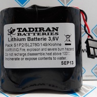 1pce S1P2 SL2780/149 3.6V Lithium Battery Pack