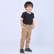 LIKE DADS Long Chino Pants for Boys Ages 2-14 Years Slim Fit model Selvage Seluar Budak Lelaki Selua