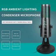 BEST SELLER LEIMIC Mic Kondenser USB RGB Gaming Live Streaming / Mic Kondenser USB RGB Gaming Live S