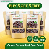 [READY STOCK] HALAL Premium Black Dates Dubai Kurma Ajwa Seedless Halal Organic Natural Healthy Snac