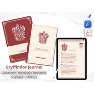 Harry Potter Gryffindor Journal Digital Notebook Daily Journal Daily Planner PDF