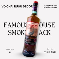 [DECOR] Beautiful foreign wine bottle Famous Grouse Smoky Blac decor living room, desk decor