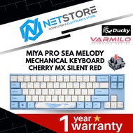 DUCKY X VARMILO MIYA PRO SEA MELODY MECHANICAL KEYBOARD CHERRY MX SILENT RED - MY68NP1N/WBPe7Hv