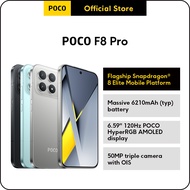 New POCO F8 Pro Smartphone | 12GB+256GB/12GB+512GB, Snapdragon® 8 Elite, 6210mAh (typ) battery, 6.59