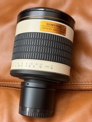 Samyang 500mm f6.3 mirror lens 反射鏡